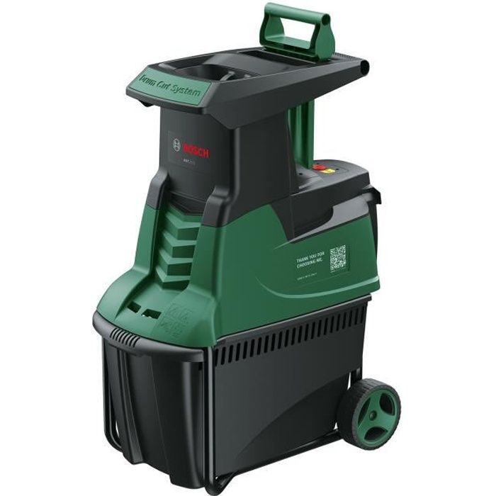 Broyeur de végétaux Bosch - AXT 25D - branches jusqu'à 40 mm - électrique
