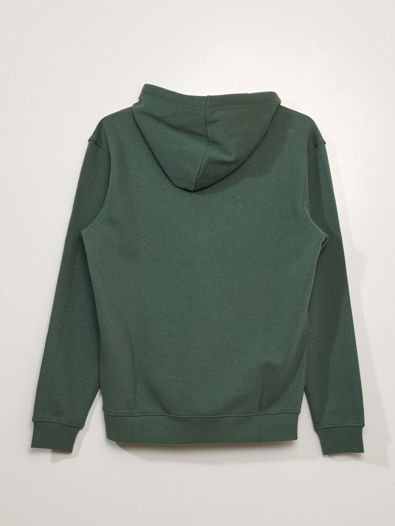 Fleece hoodie - GROEN