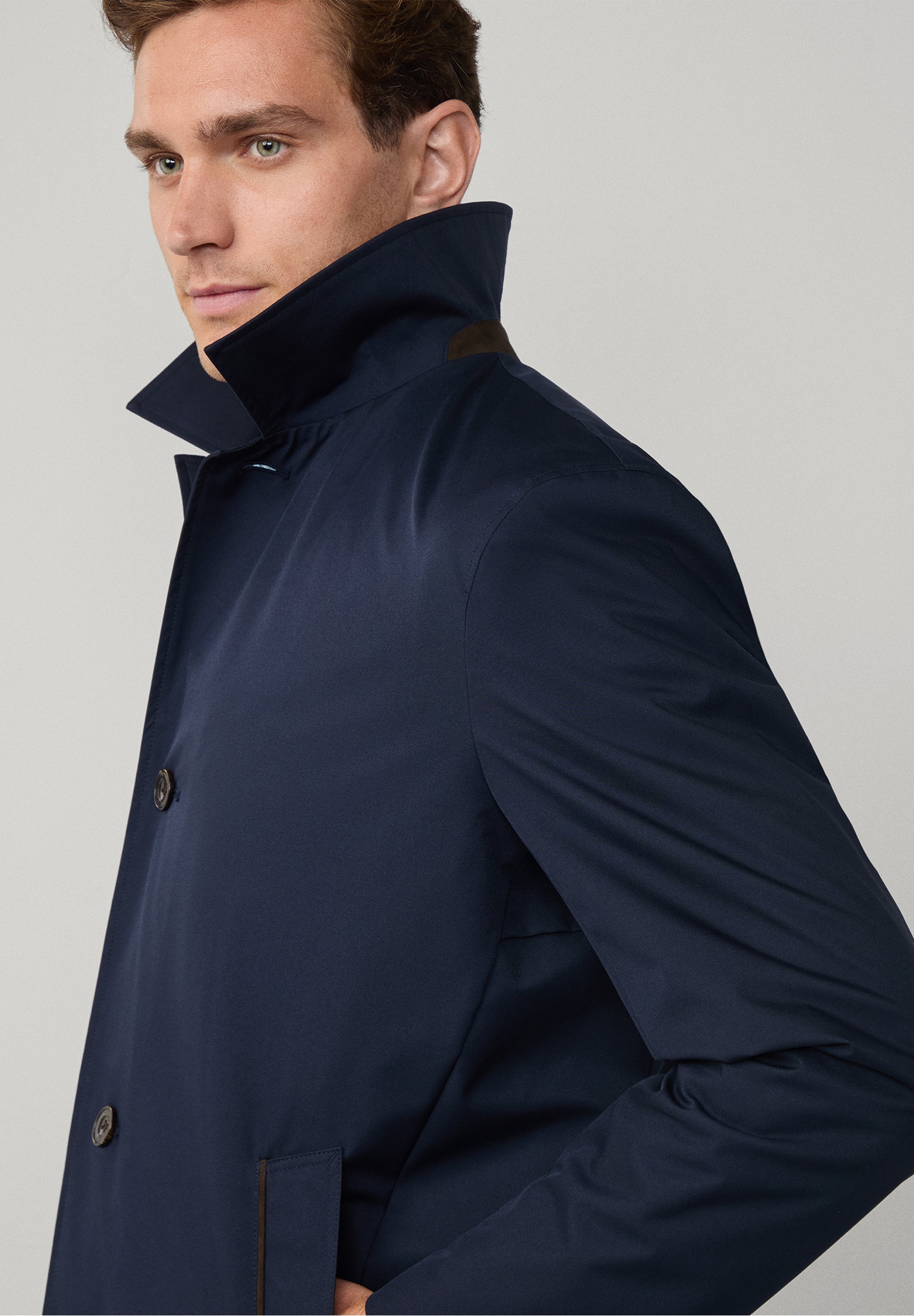 Hackett London BELGRAVIA - Korte jas - middernachtblauw