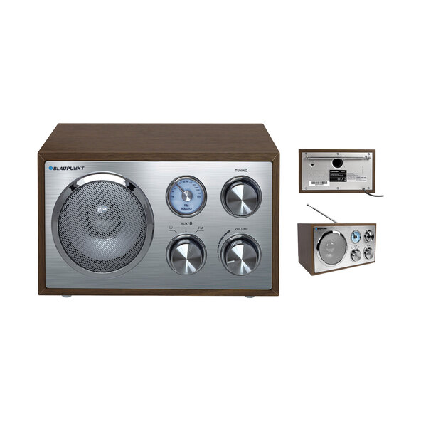 Nostalgie FM Radio RXN 180, walnuss