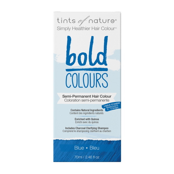 Tinte semipermanente para el cabello Tints of Nature Azul Intenso 70 ml