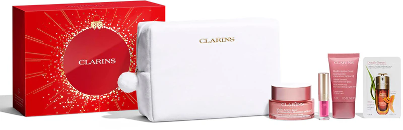 Conjunto de presente Clarins Multi-Active para a temporada de festas