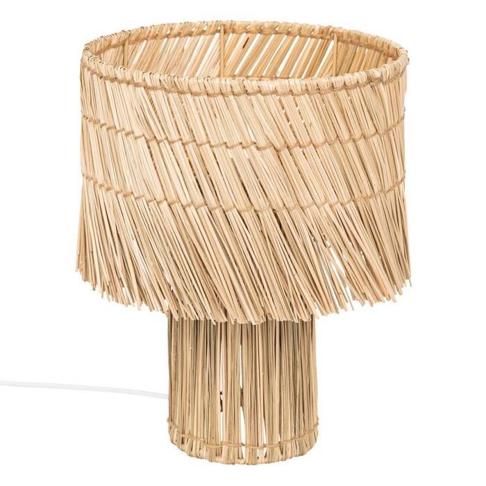 Lampe à poser Yoni roseau H34cm - Atmosphera Créateur d'intérieur
