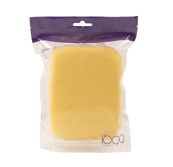 Téglalap alakú frottír fürdőszivacs | 1 darab