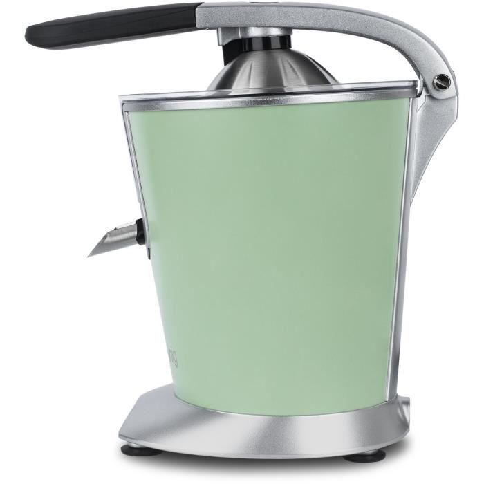 H.KOENIG/AGR88 - Exprimidor de cítricos - Potencia: 160 W - Silencioso - Sistema antigoteo - Cuerpo de acero inoxidable - Libre de BPA