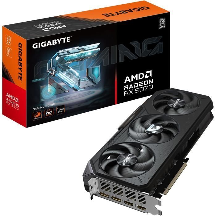 Scheda grafica - GIGABYTE - Radeon RX 9070 GAMING OC - 16 GB
