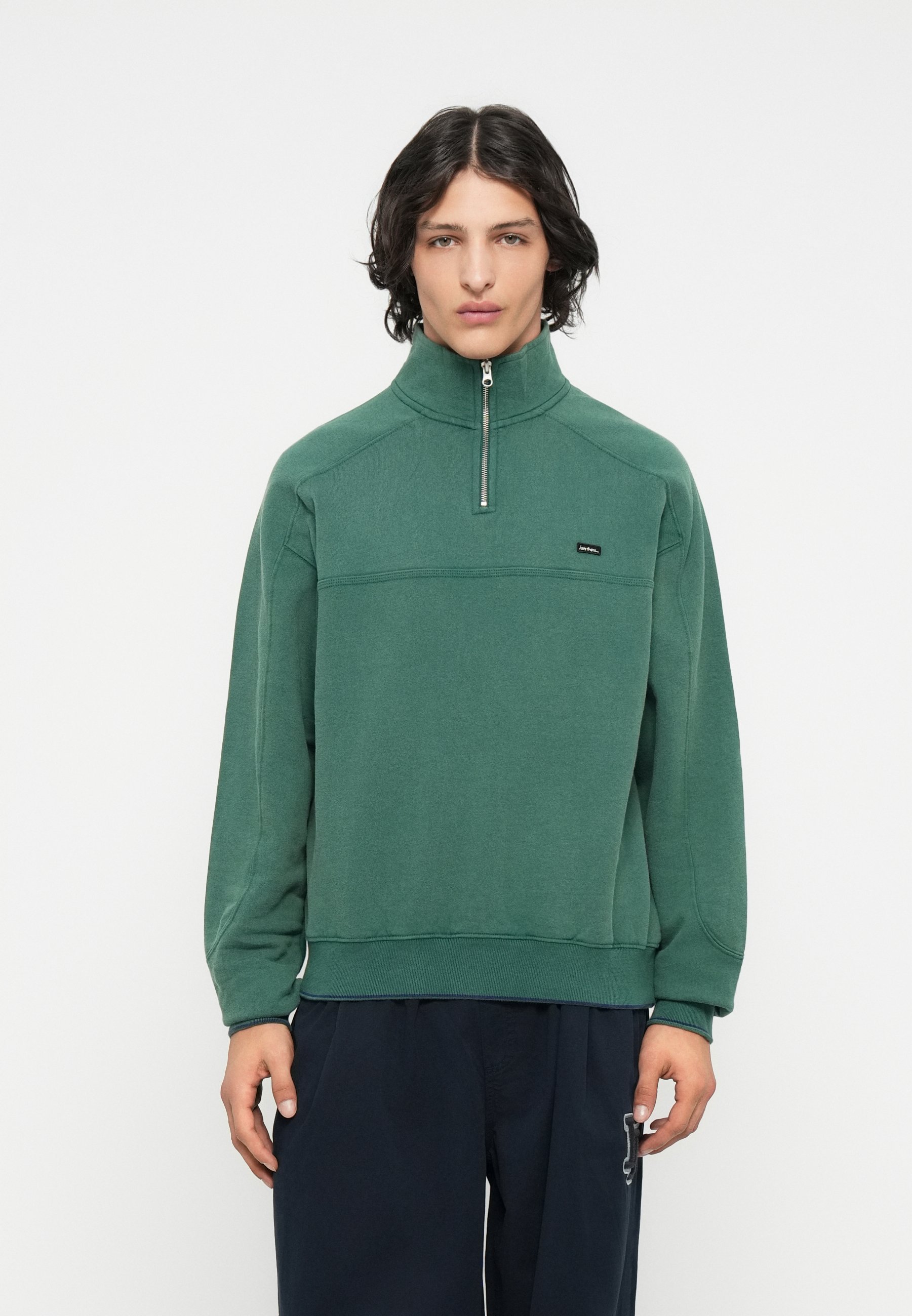 iets frans... QUARTER ZIP UNISEX - Felpa - verde