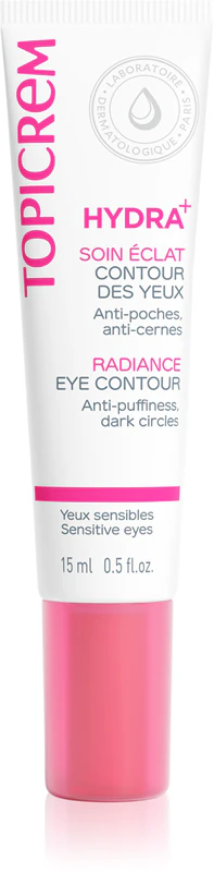 Topicrem UH FACE HYDRA+ Creme Iluminador para Contorno dos Olhos com Efeito Radiance para Olheiras