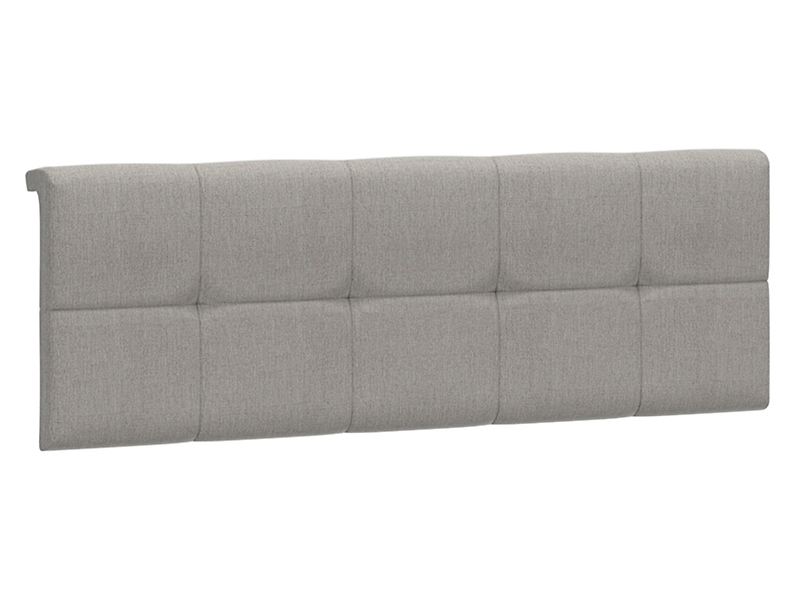Nakładka tapicerowana do łóżka Tetrix/ Kaspian T 120 cm szara