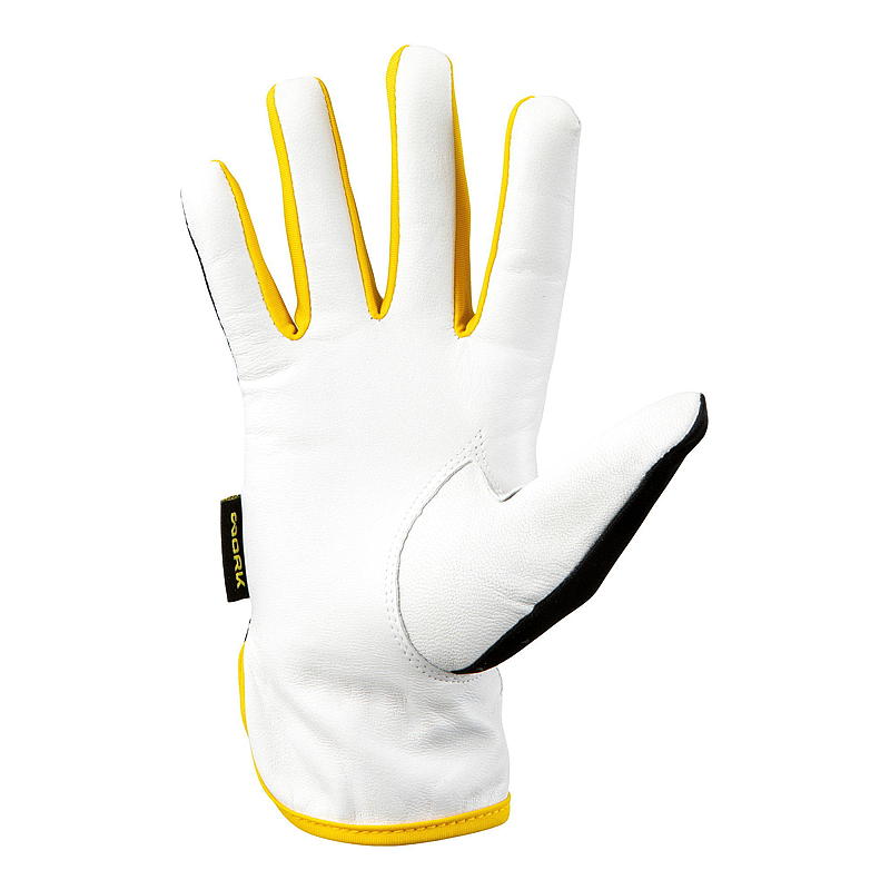 Gants de travail taille 8, cuir, assemblage