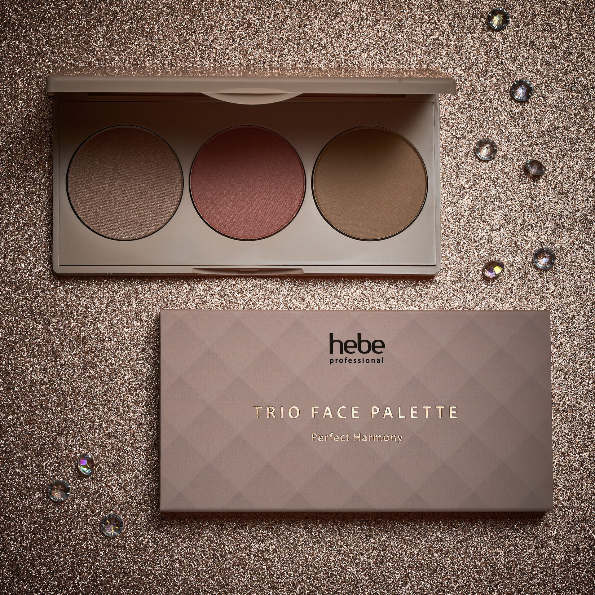 Hebe Professional Trio ansigtspalette