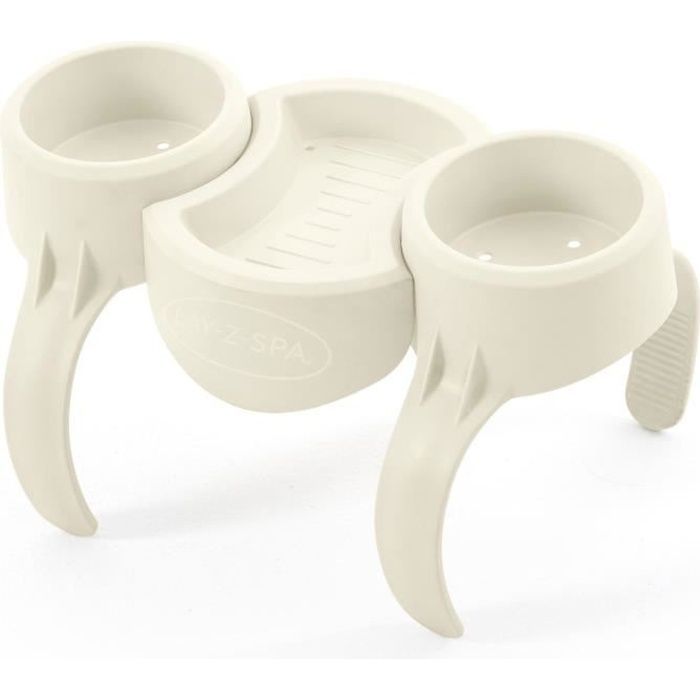 Portavasos para Lay-Z-Spa - BESTWAY - Compatible con todos los modelos Lay-Z-Spa excepto Vancouver y Helsinki - Gris