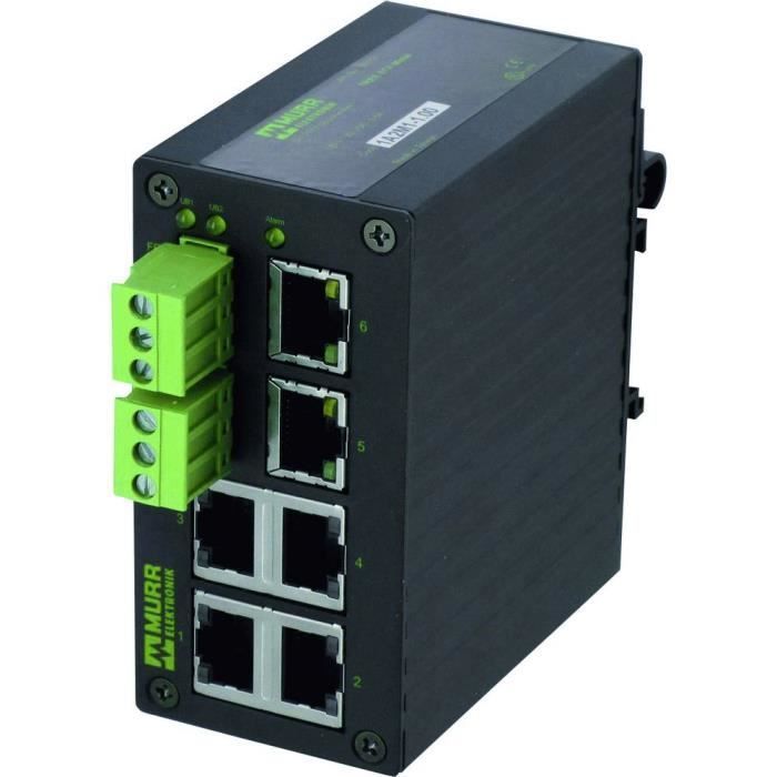 Switch di rete RJ45 a 6 porte Murr Elektronik 58172