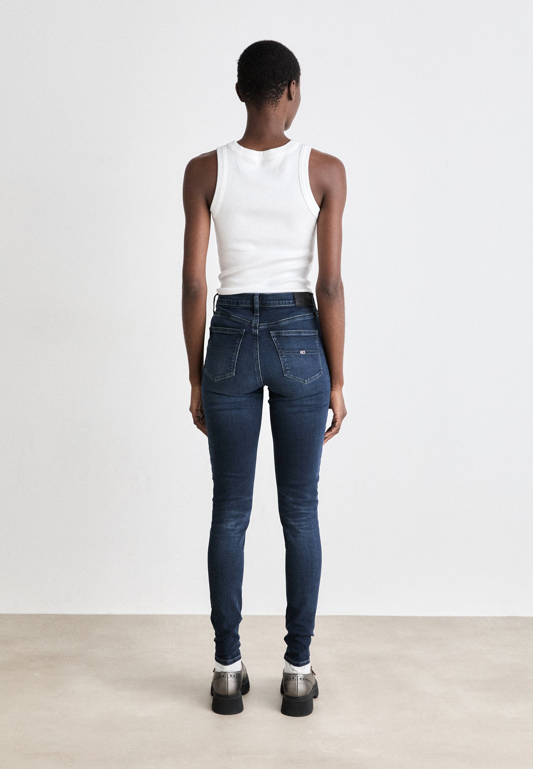 Tommy Jeans NORA - Skinny Fit jeans - donker denim