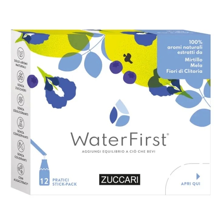 Jus de pomme ZUCCARI Waterfirst Mirt, 12 pièces, sans gluten