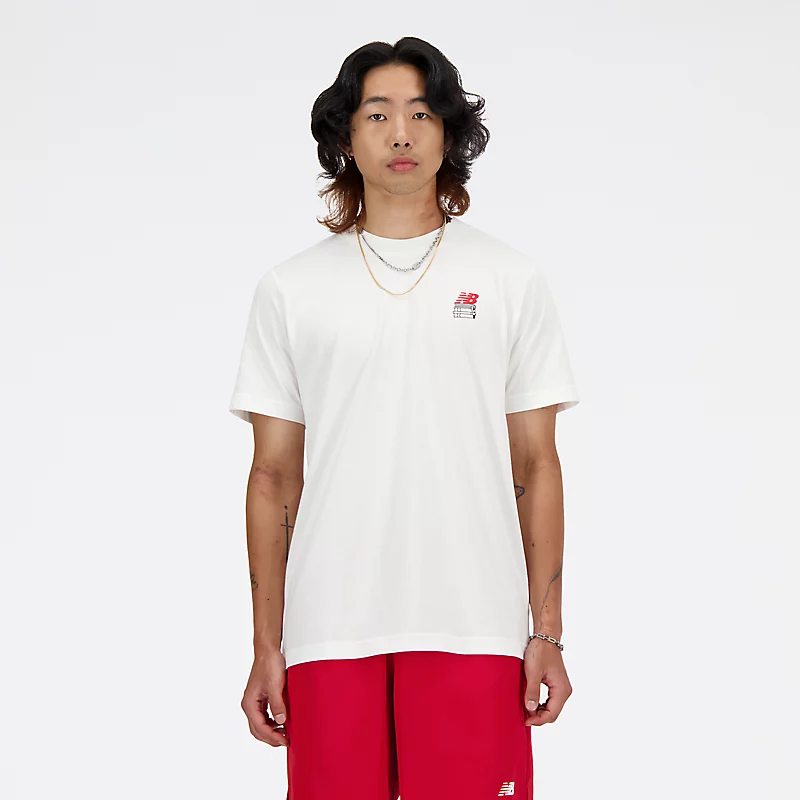 Homme Sport Essentials Bookshelf T-Shirt - WEISS