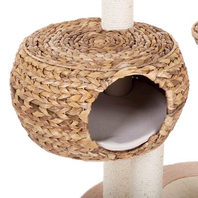 Árbol para gatos Karlie Paradise con hojas de plátano