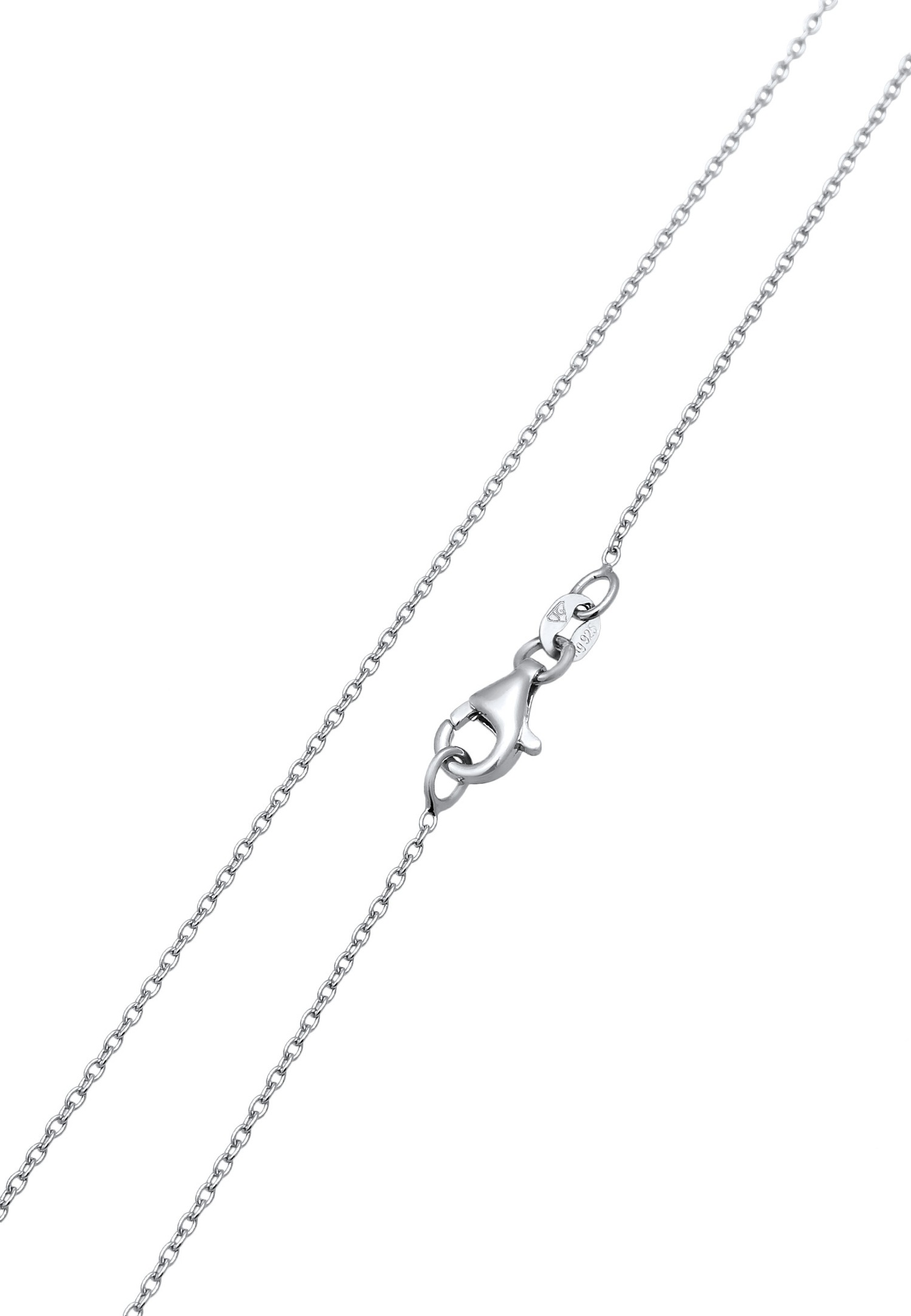 Elli Elli Collier Femmes Anchorchain Argent Sterling 925 Plaqué Or Minimalisme Or 45 cm