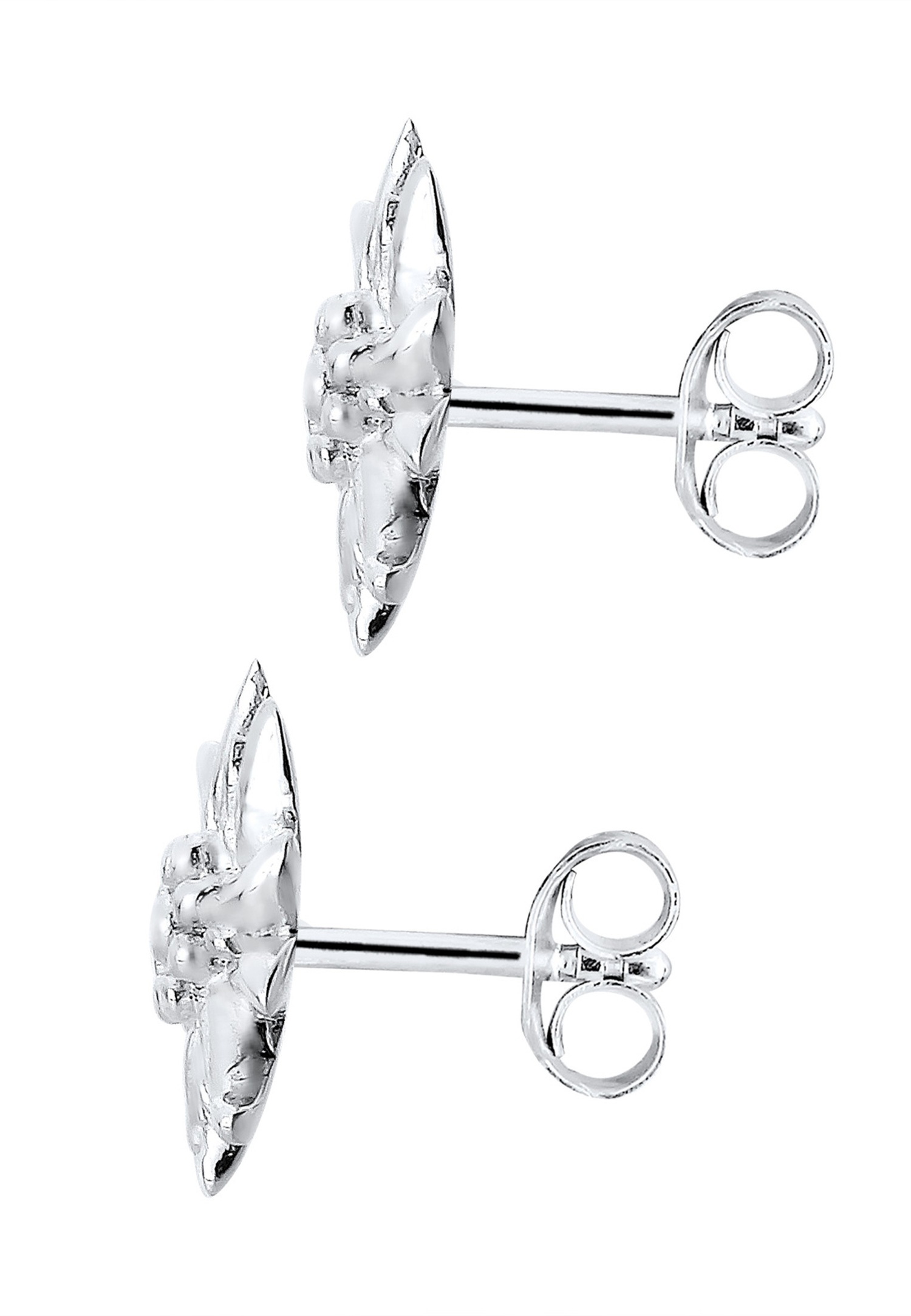 Elli Femmes Clous d'oreilles Édelweiss Traditionnel en Argent Sterling 925