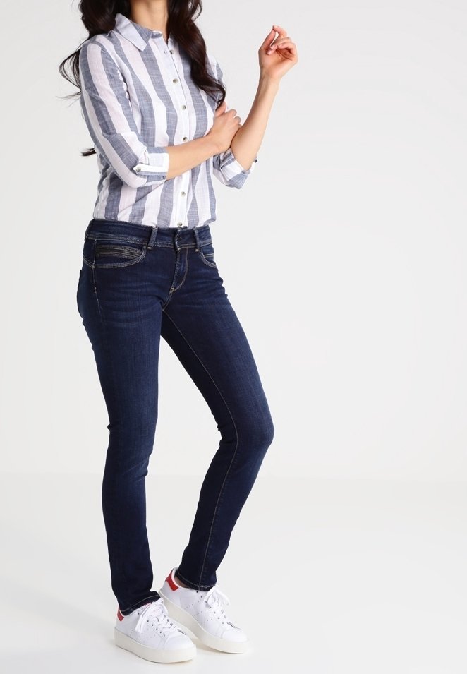 Pepe Jeans Slim fit jeans - donkerblauwe denim