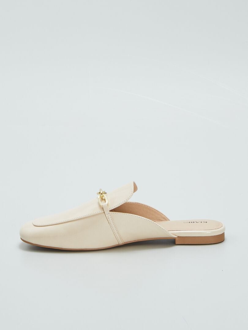 Mules Mocassim - BEGE