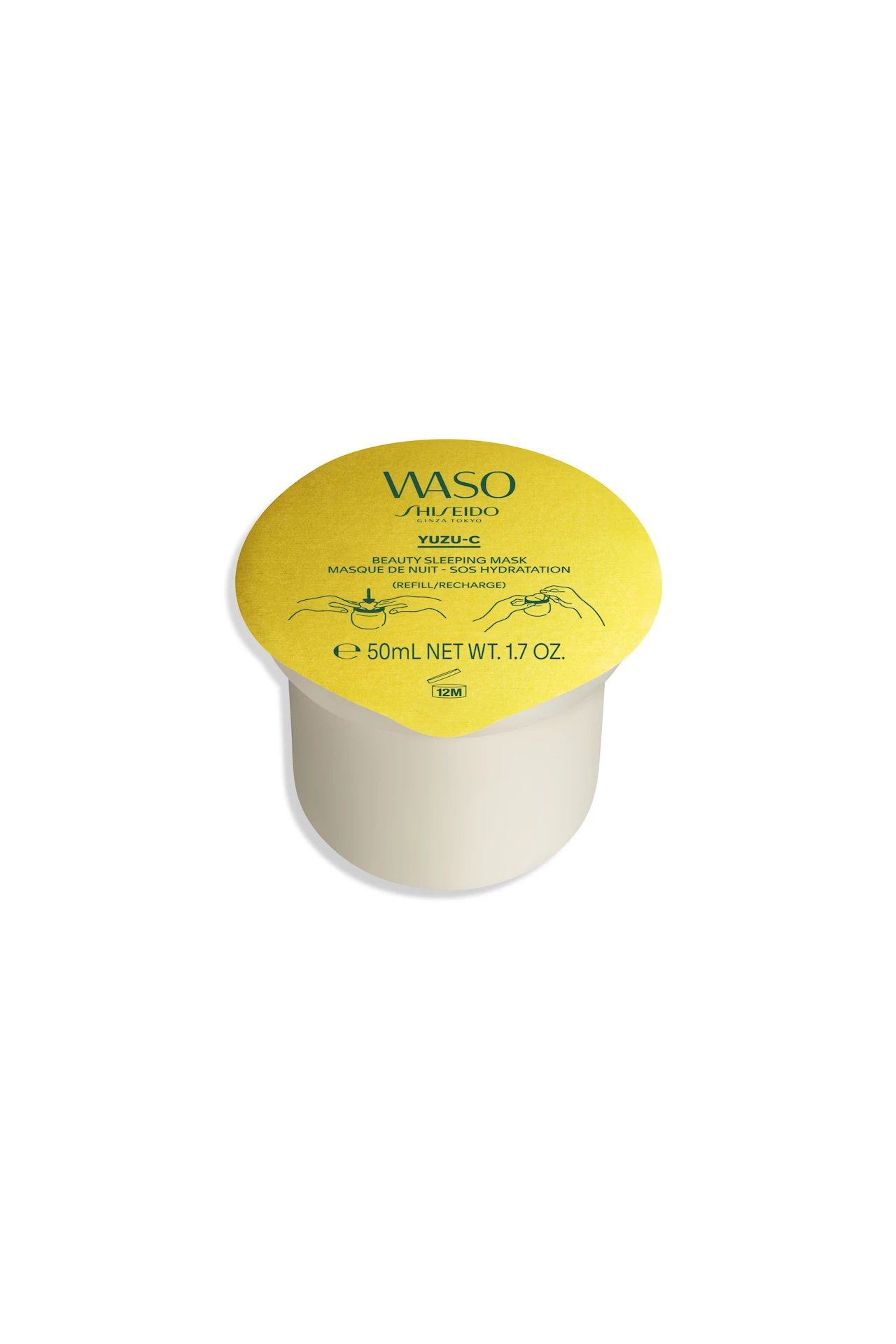 WASO Yuzu-C Beauty alvómaszk utántöltő 50 ml - Shiseido