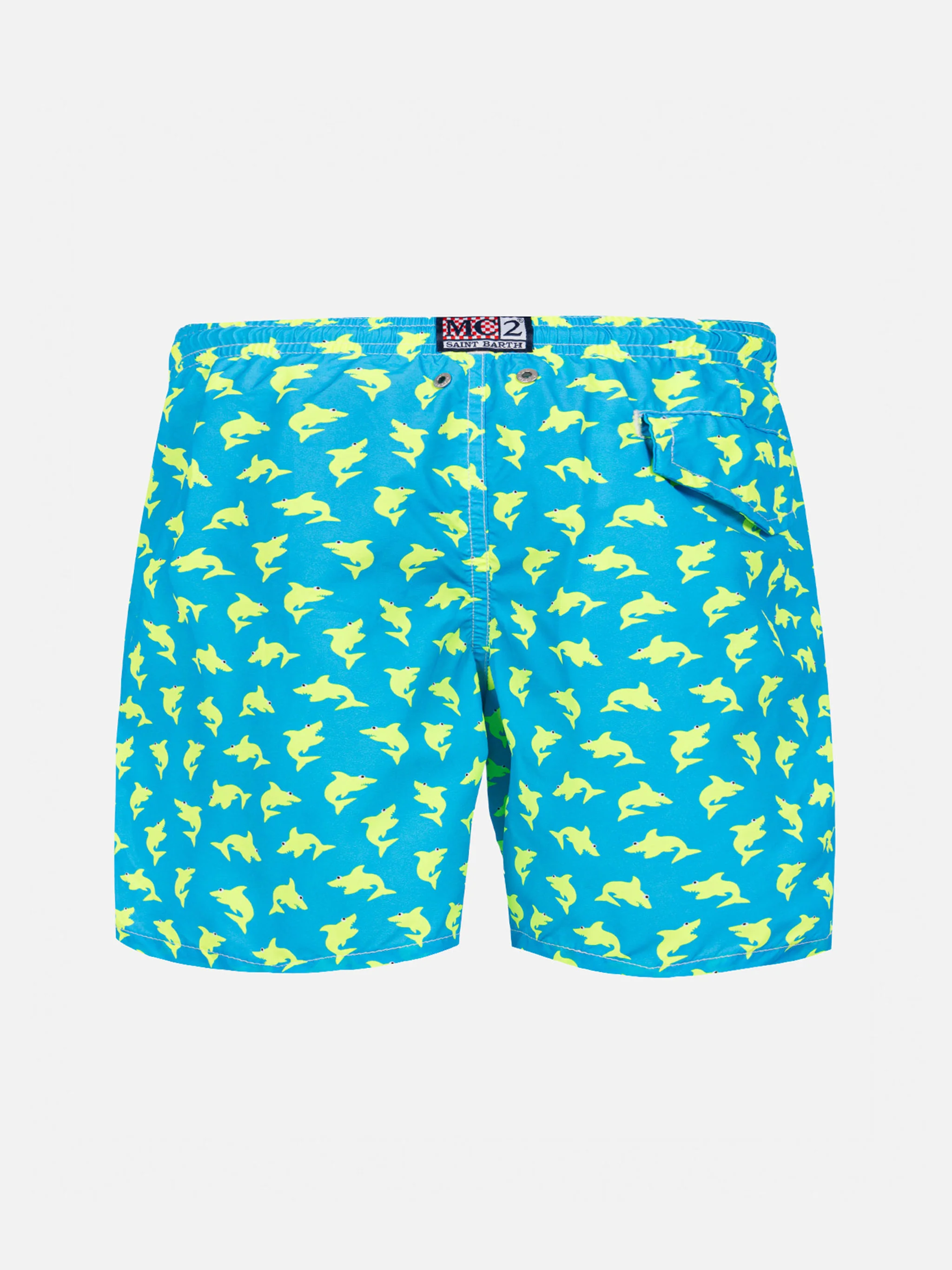 Costume da bagno da bambino con stampa squalo