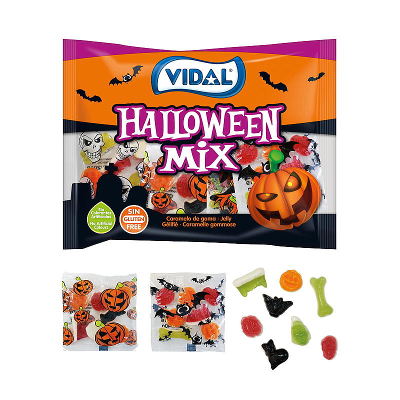 Sachet de mélange d'Halloween 400 g Vidal