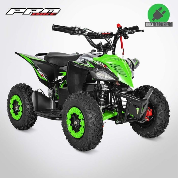 Quad de bolsillo TIRAX de 800 W - Mini quad eléctrico de 800 W para niños - Verde