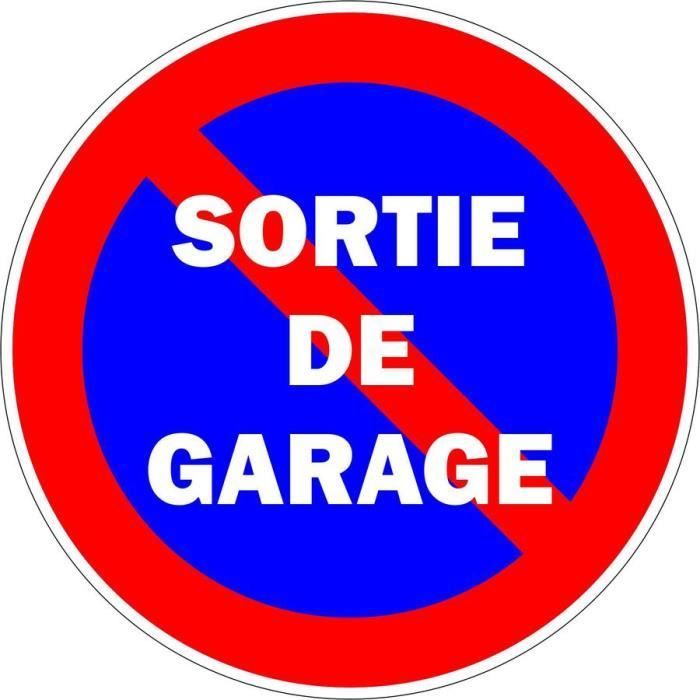 Pegatina de salida del garaje, prohibido aparcar