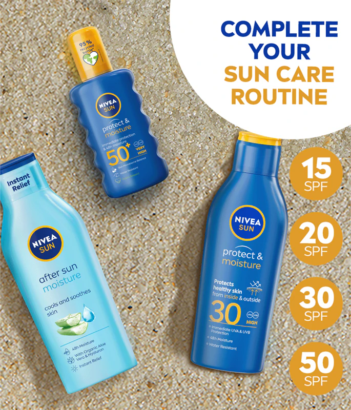 NIVEA SUN Hydratačné mlieko po opaľovaní s aloe vera