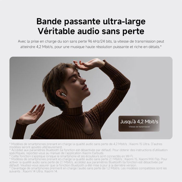 Auriculares inalámbricos Xiaomi Buds 5 Pro - Negros - Wi-Fi - Bluetooth - Intrauriculares