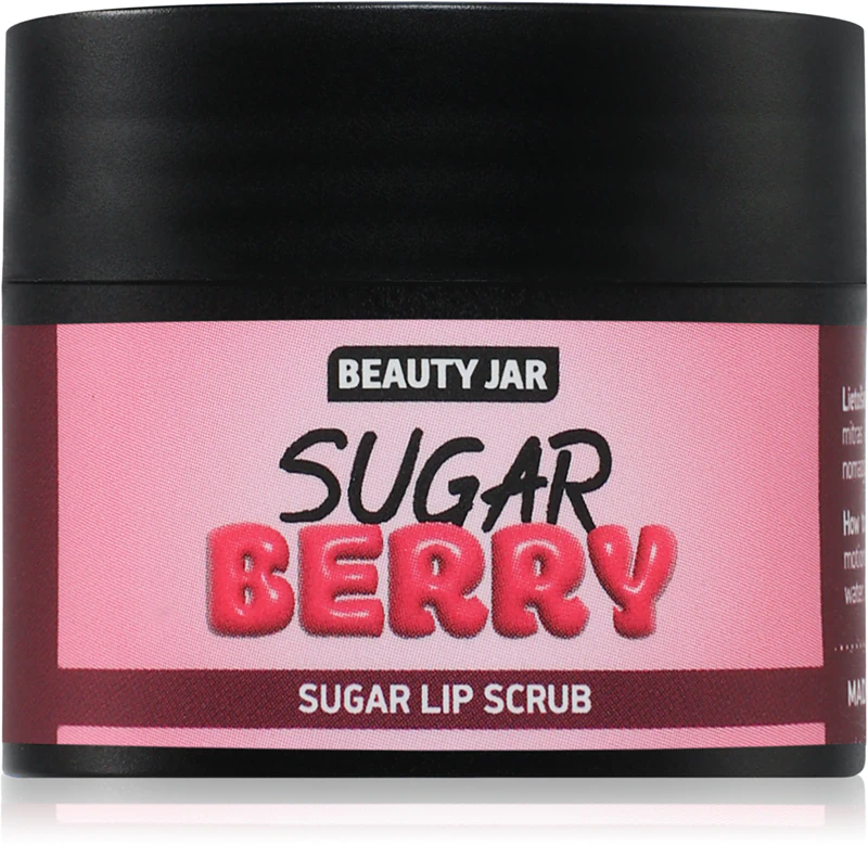 Beauty Jar Berry Sugar Lippenpeeling mit Kakaobutter und Vitamin E