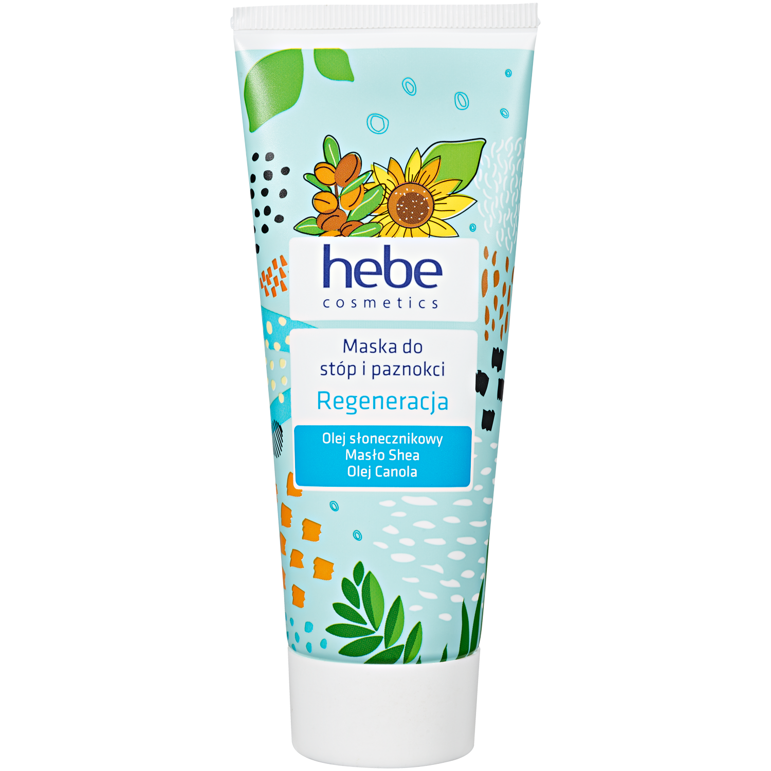 Hebe Cosmetics maska do stóp i paznokci 75ml