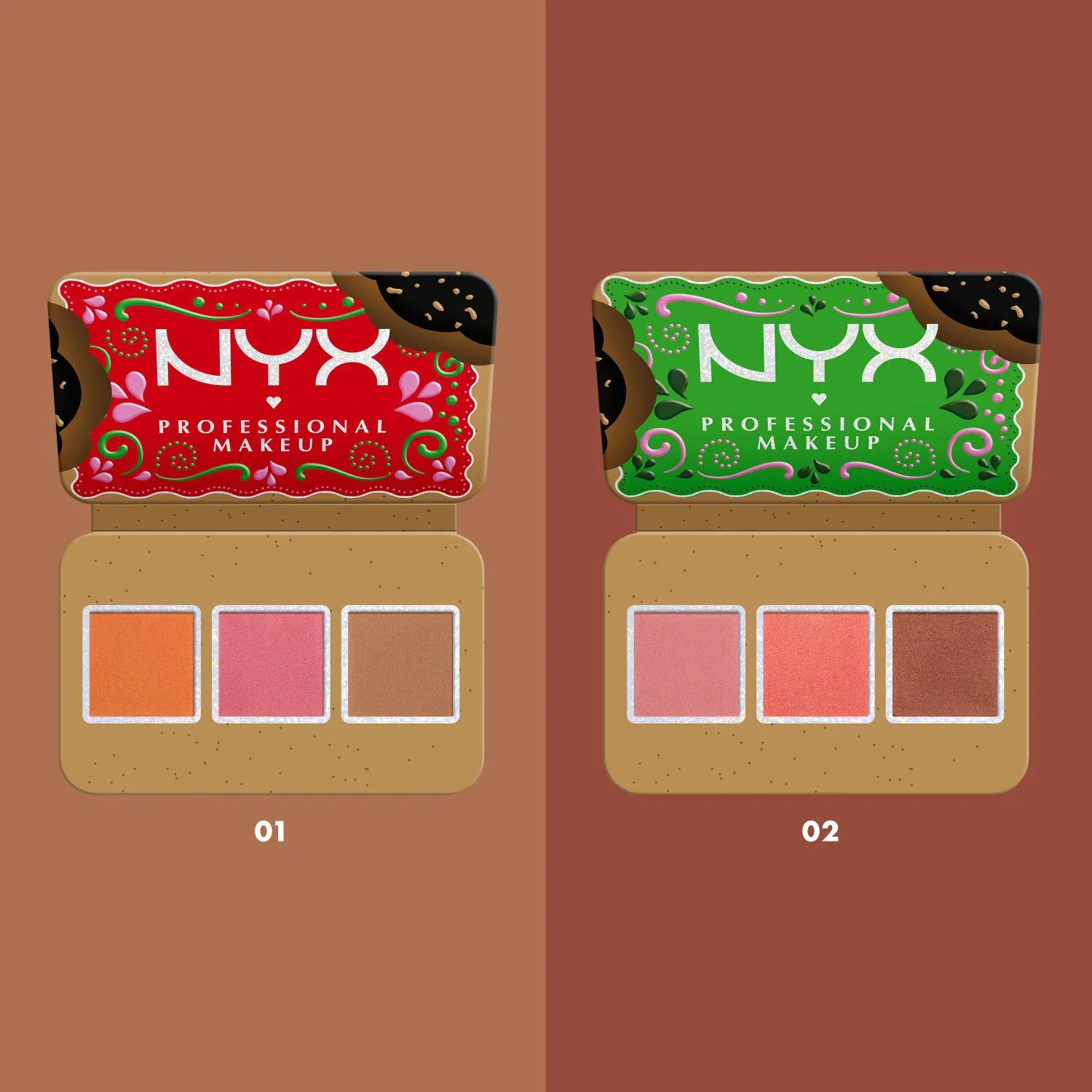 NYX Buttermelt Face Palette Paleta do makijażu 01