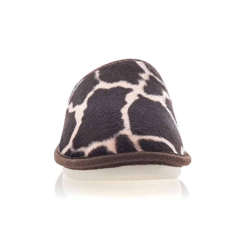 Pantuflas marrones para mujer