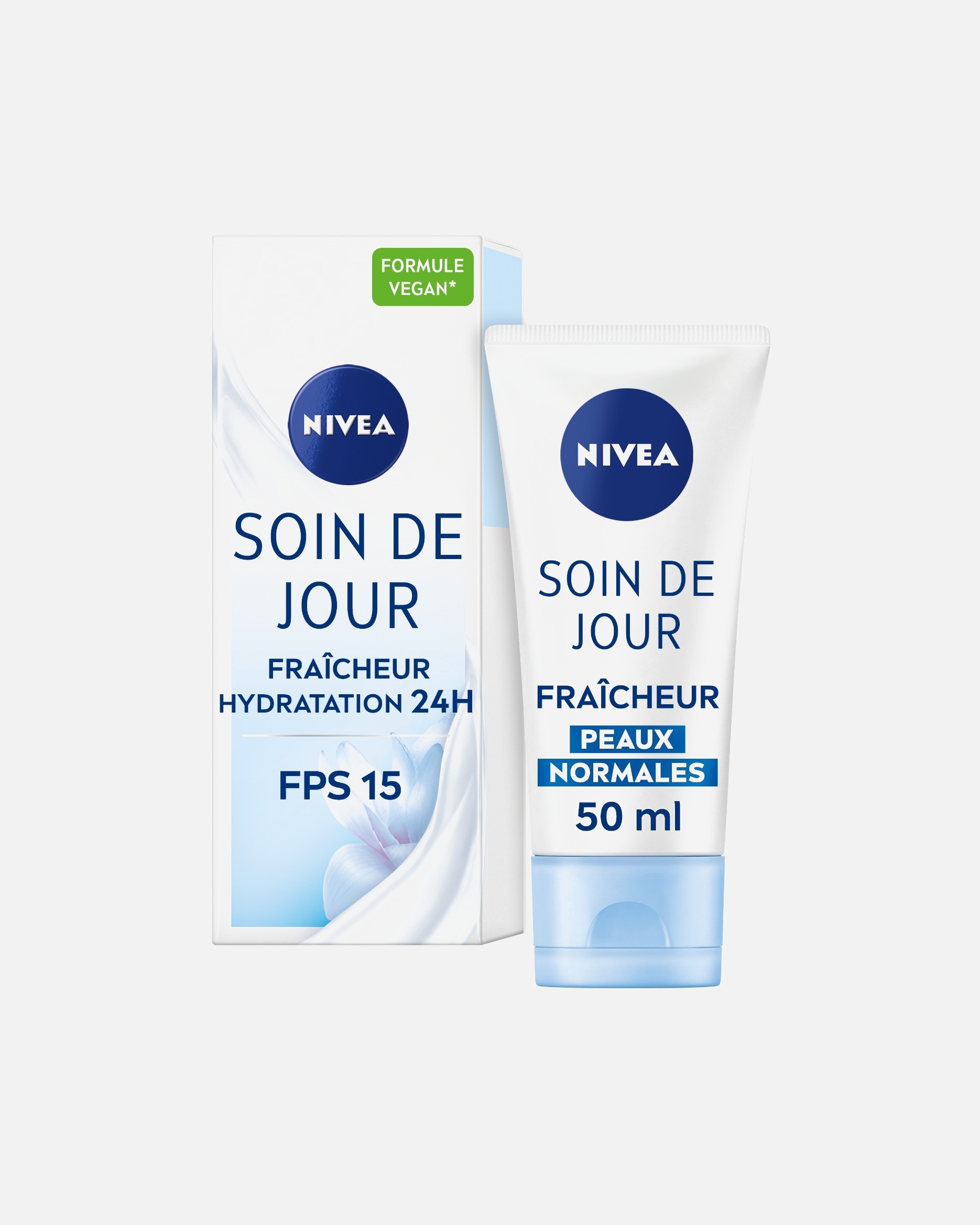 NIVEA Soin de Jour Fraîcheur hydratante 24H Vitamine E FPS15 peaux normales