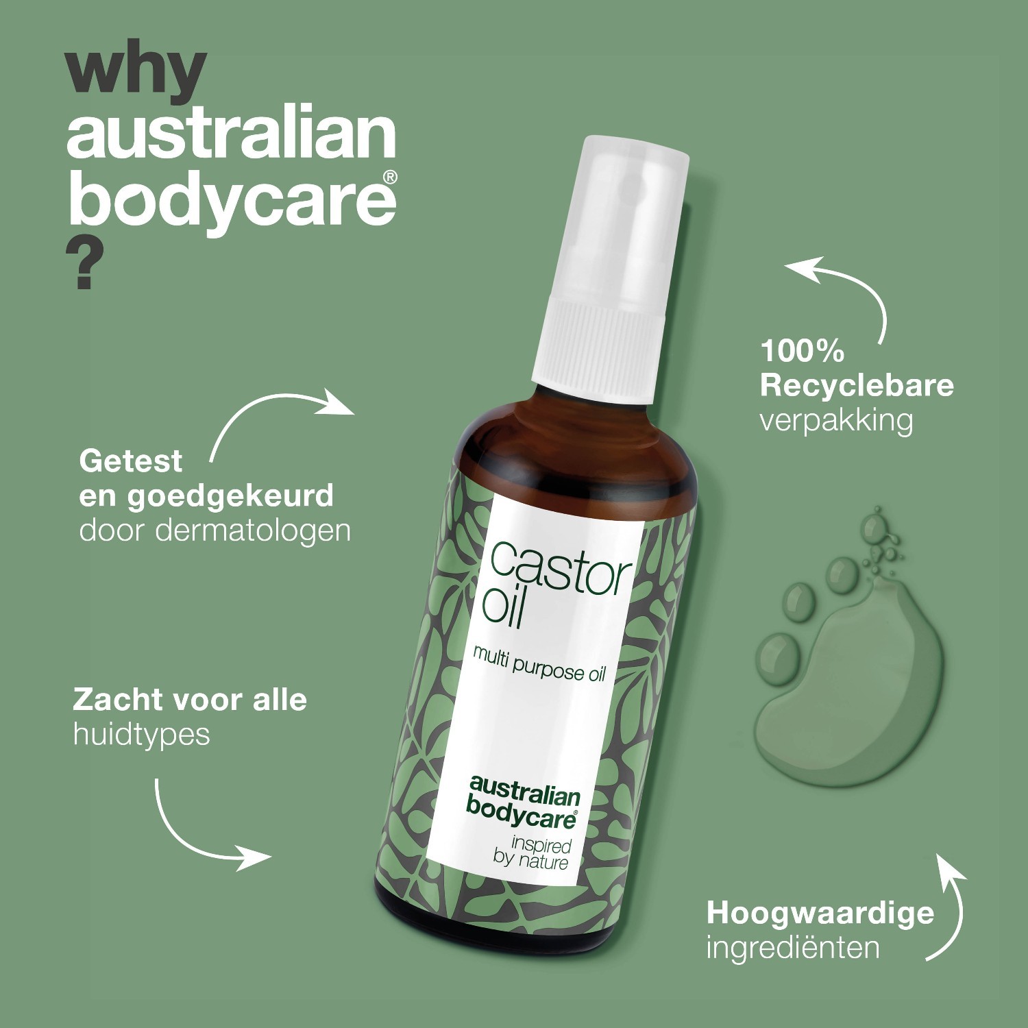 Australian Bodycare ulje za lice ricinusovo ulje - 100 ml
