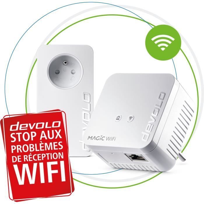 DEVOLO Magic 1 WiFi mini - Starterkit - 2 CPL-adapters - 1200 Mbit/s