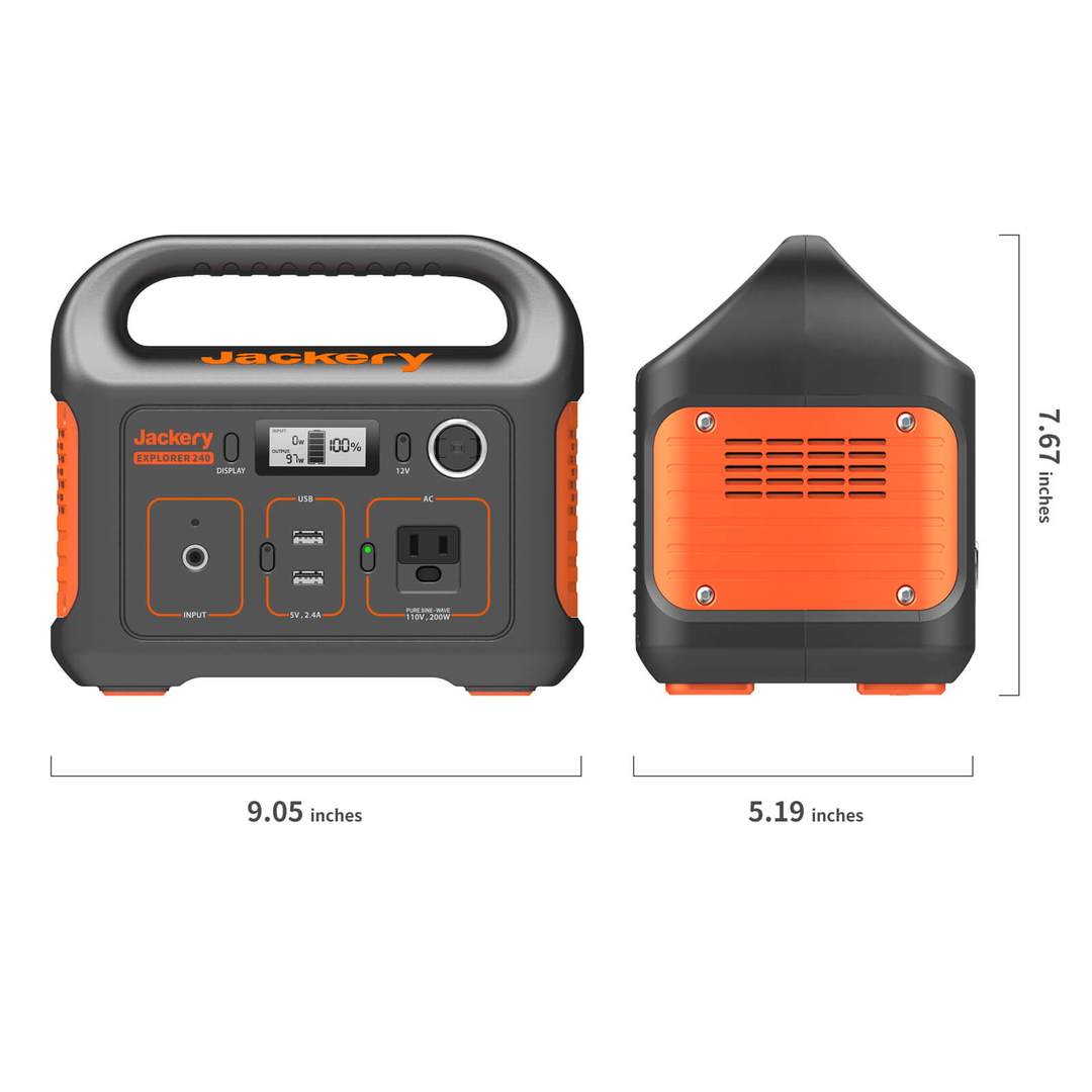 Jackery Explorer 240 bærbar kraftstasjon