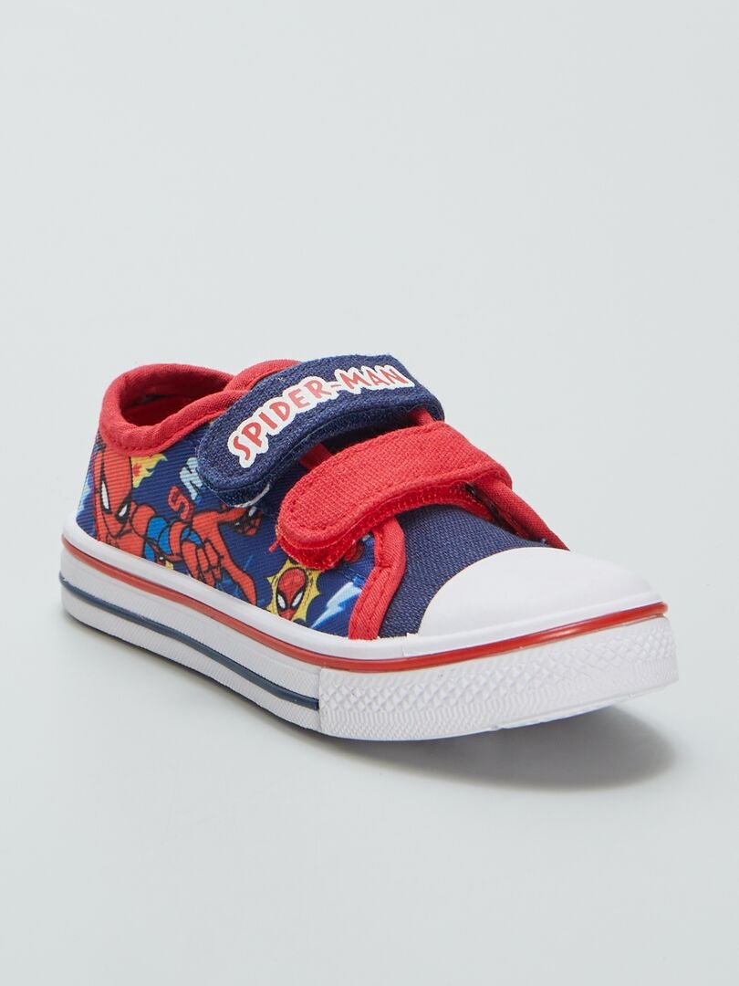 Tênis de lona do Homem-Aranha - azul