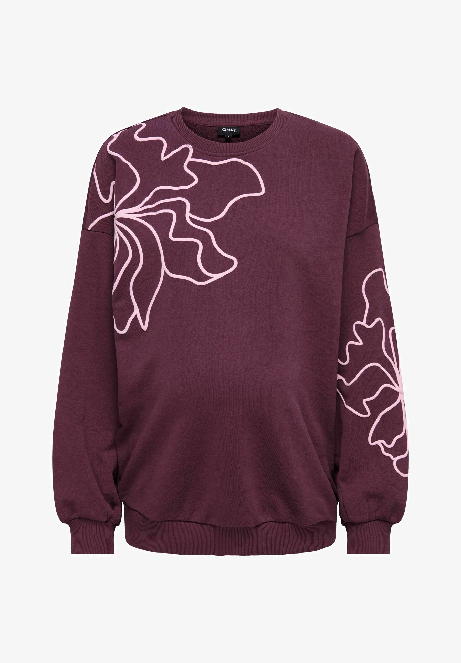 ONLY MATERNITY OLMODESSA  - Sweatshirt - mauve wine