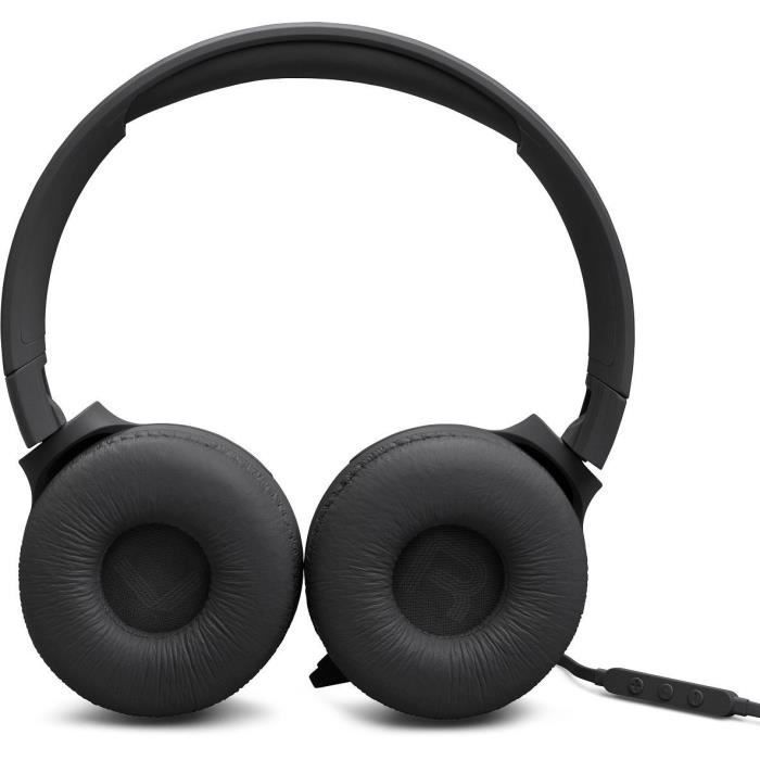 Auriculares con cable - JBL Tune 520 C - USB-C - Audio de alta resolución - Negro