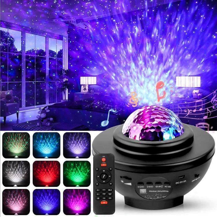 Veilleuse Projecteur Galaxie Starry Veilleuse enfant bébé De Nuit Adulte Projecteur Etoile LED veilleuse musicale et lumineuse bebe