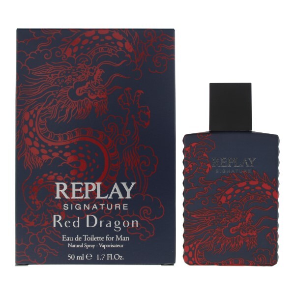 Replay Signature Red Dragon For Man Eau De Toilette 50ml | Profumo | Superdrug