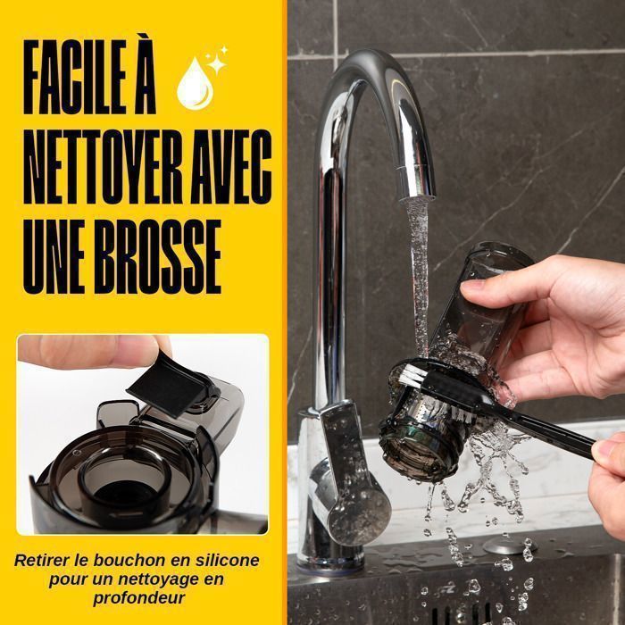 Extracteur de Jus - VENTRAY - Ginnie - Compact - 100 Watt - Jaune