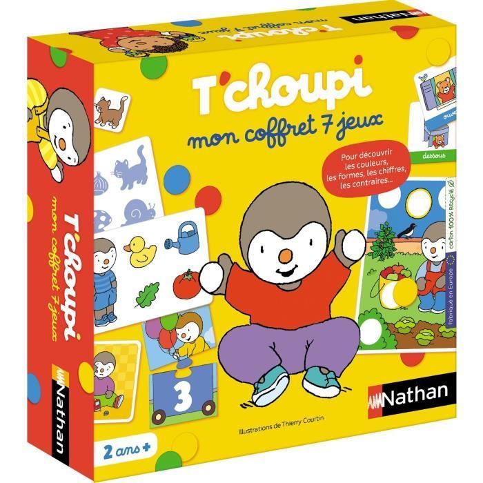 T'CHOUPI My 7-Game Set - Educational Games - NATHAN - Ages 2+