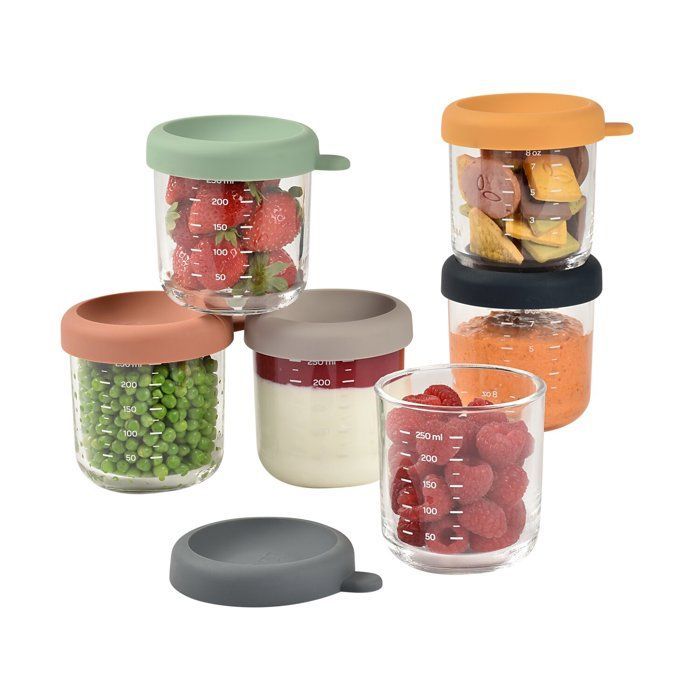 BEABA Coffret 6 portions verre 250ml Sunrise