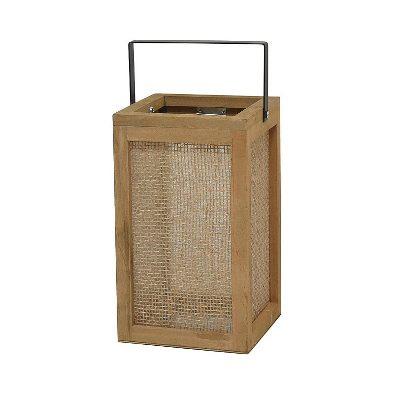 Kotilyhty Moshi 20x36 cm puu/metalli/juutti