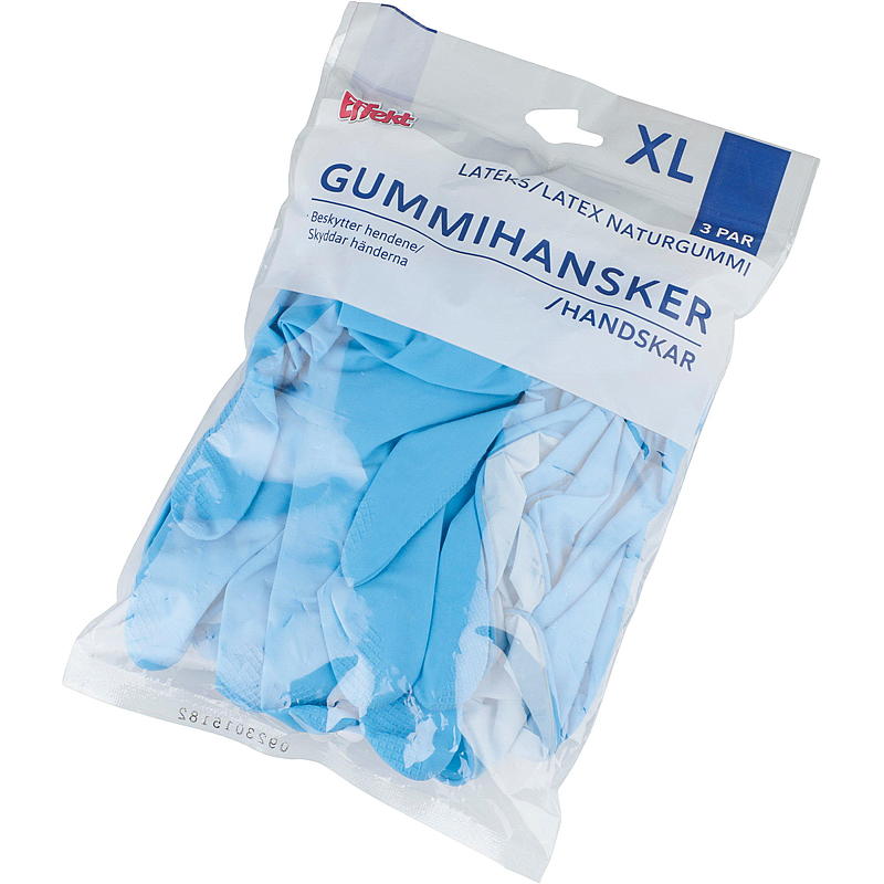 Effekt gummihandskar 3-pack XL, Effekt